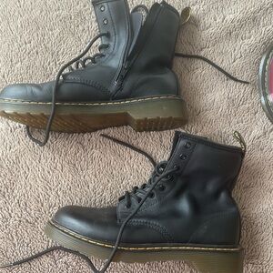 Dr. Martens Black Leather Boots